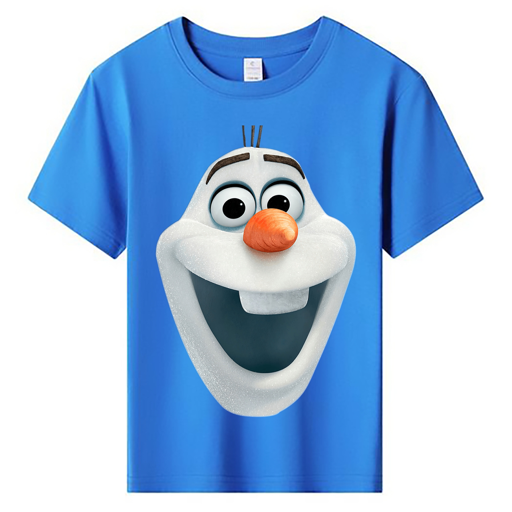 （画像用） アナと雪の女王 アンナ エルサ Frozen Anna Elsa 綿100％キッズTシャツ（フロントプリント）